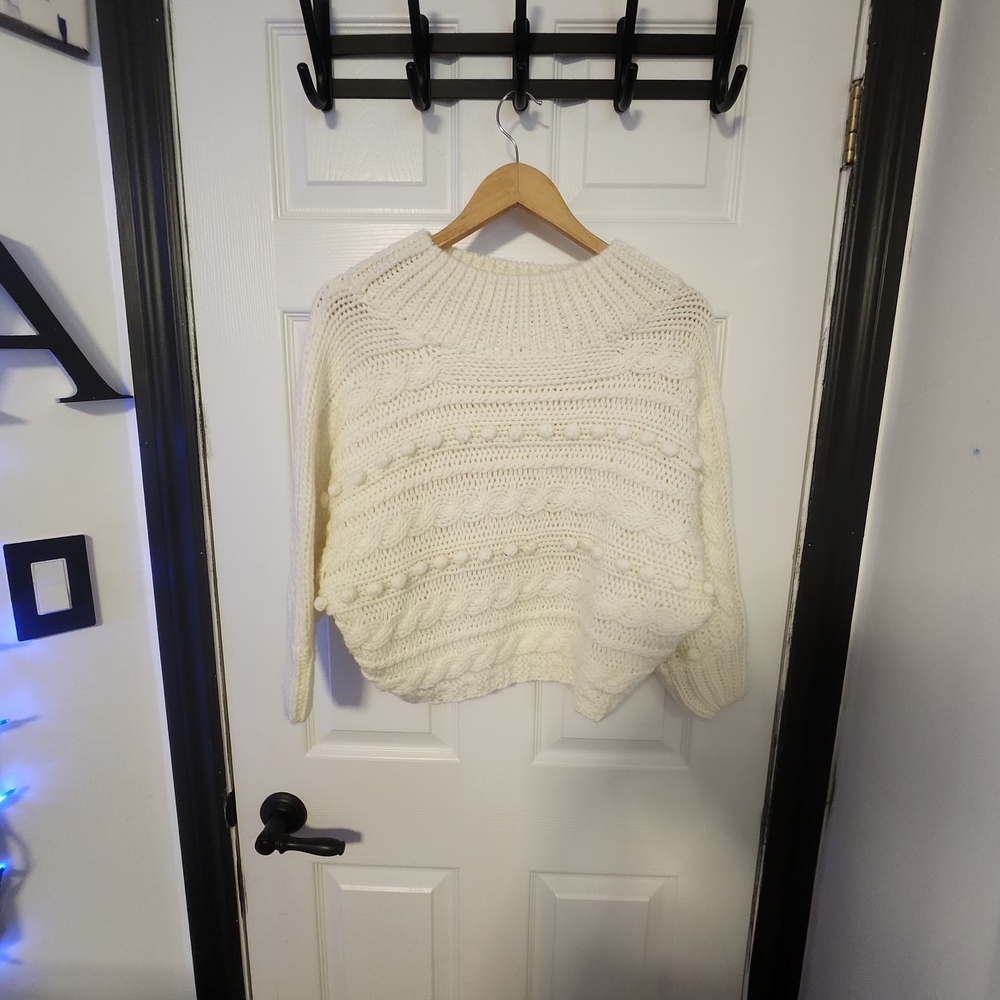Fashion Nova Ivory Knit Sweater